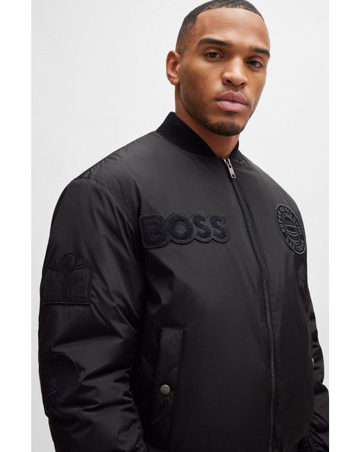 Hugo boss 2024 bomber jacket