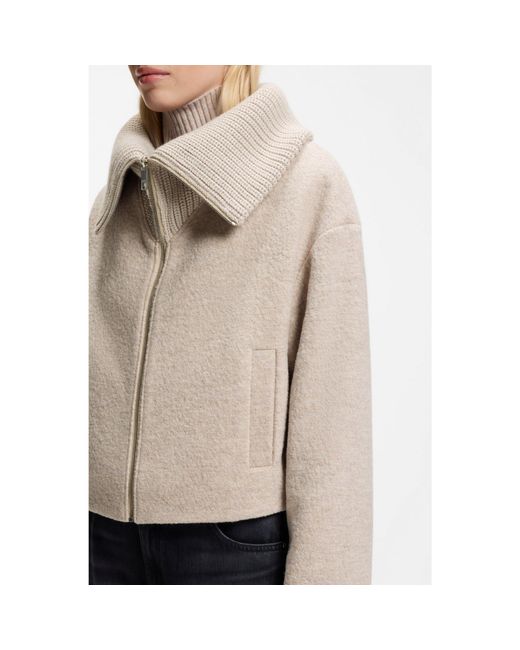 Boss Natural Zip-Front Jacket