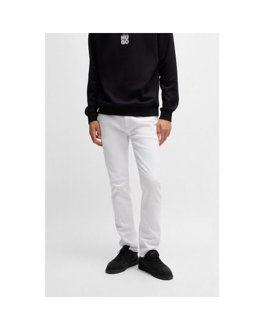 HUGO Black Slim-Fit Jeans for men