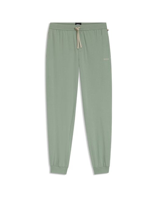 Boss Green Cuffed Tracksuit Bottoms for men