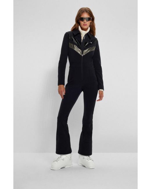 Boss Black X Perfect Moment Branded Ski Suit With Stripes