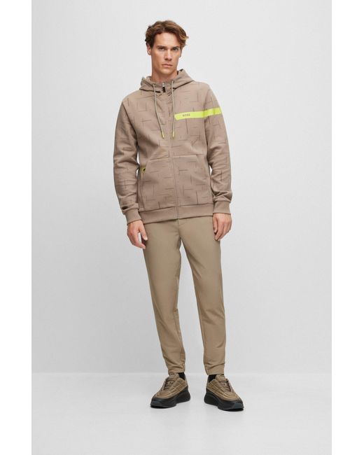 BOSS Herren Sefadelong Jersey-Hose - Bequeme Lounge Hose Aus Baumwolle