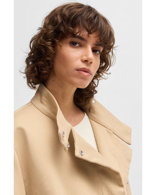 Boss Blue Beige Women's Tailored Jackets Size 4