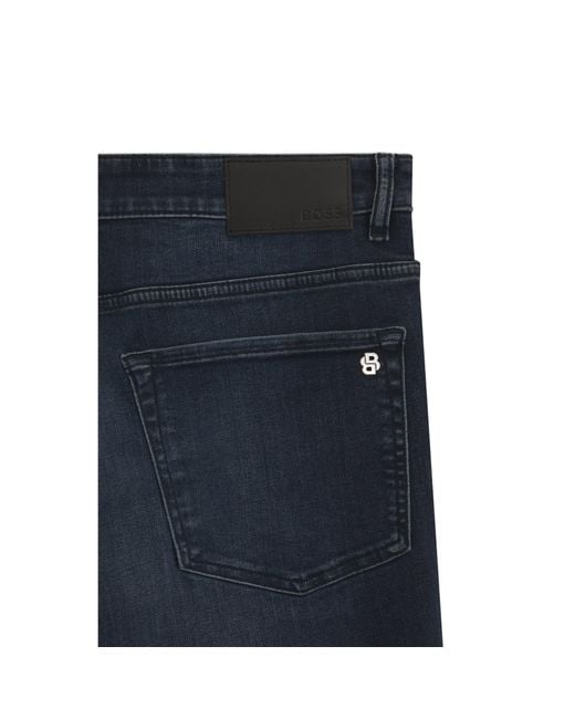 Boss Blue Maine Regular-Fit Jeans for men