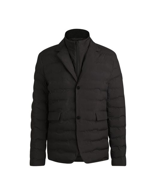 Boss Black Equestrian Blazer-Style Quilted Jacket for men