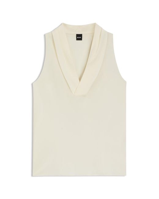 Boss Natural Sleeveless Blouse