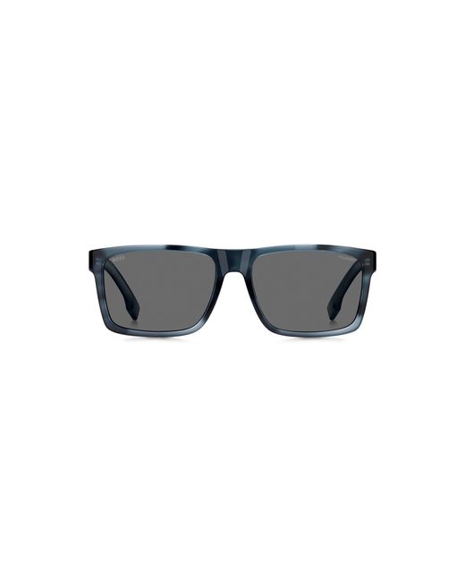 Boss Multicolor Acetate Sunglasses With Patterned Frames for men