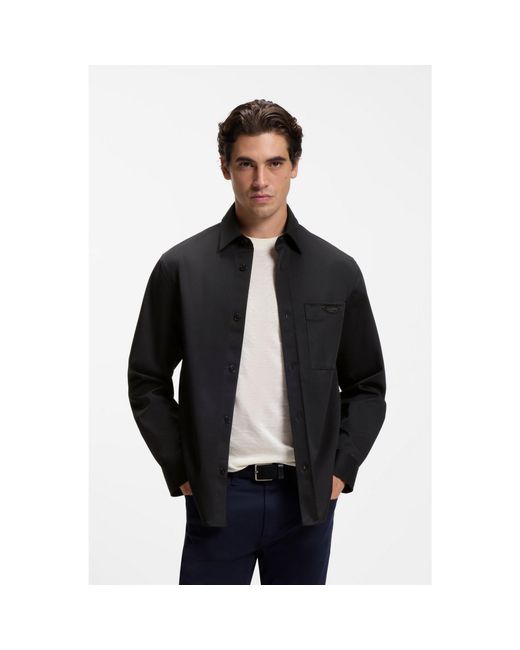 Boss Black X Aston Martin Relaxed-Fit Overshirt for men