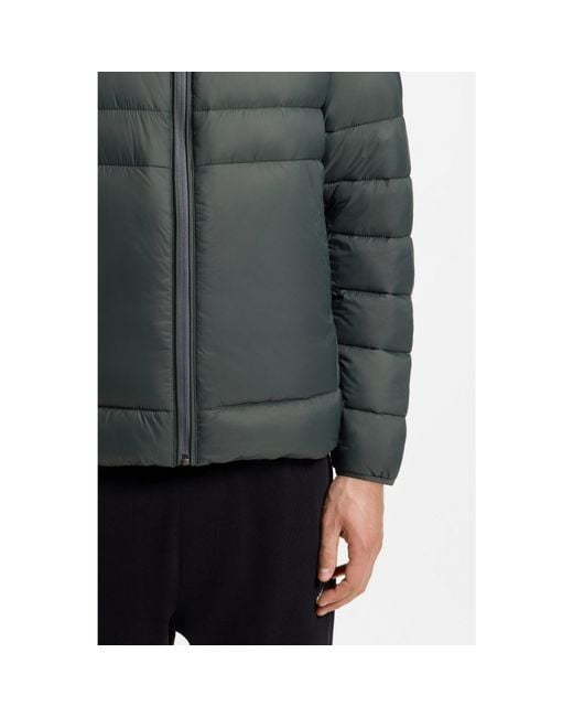 Boss Green Water-Repellent Jacket With Herringbone Tape for men