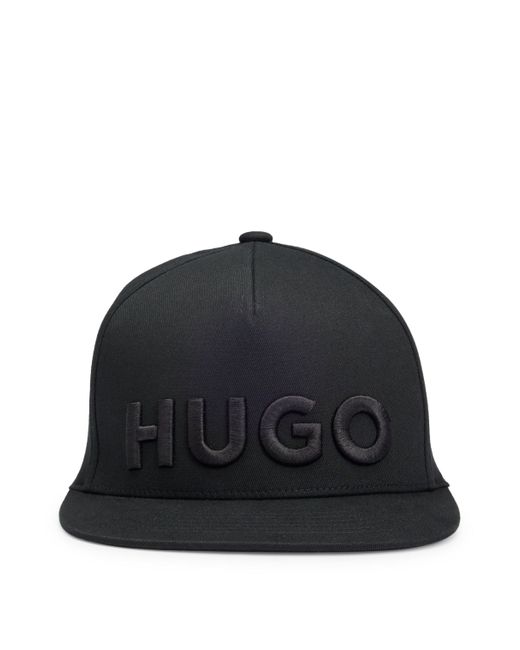 HUGO Flexfit®-Cap aus Stretch-Baumwolle mit 3D-Logo-Stickerei in Black für Herren