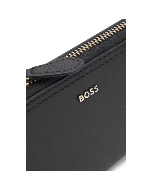 Boss Black Ziparound Wallet