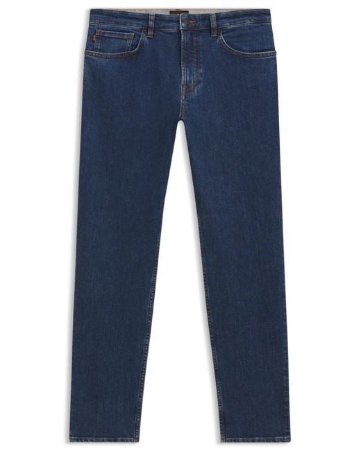 Boss Regular-Fit Maine-Jeans Van Blauw Stretchdenim in het Blue voor heren