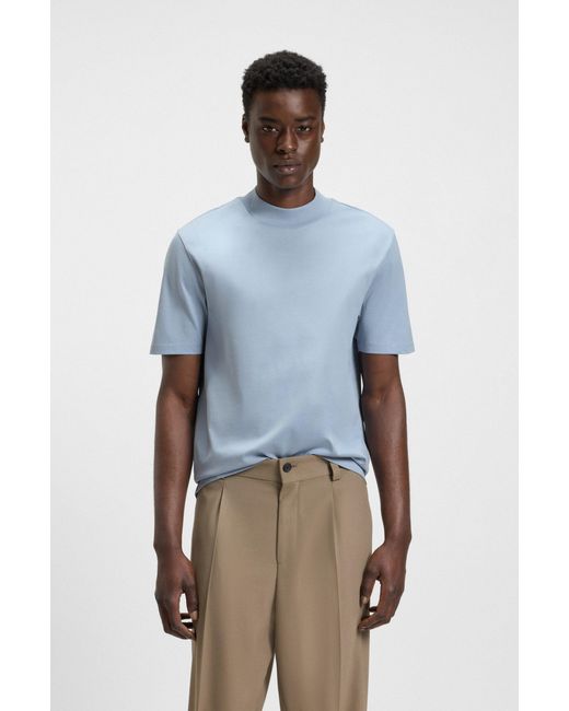 HUGO Light Blue Men's T-shirts Size L for men