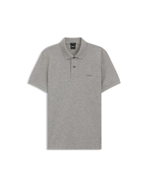 Boss Gray Pallas Polo Shirt for men