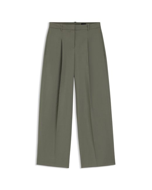 Boss Green Wide-Leg Trousers