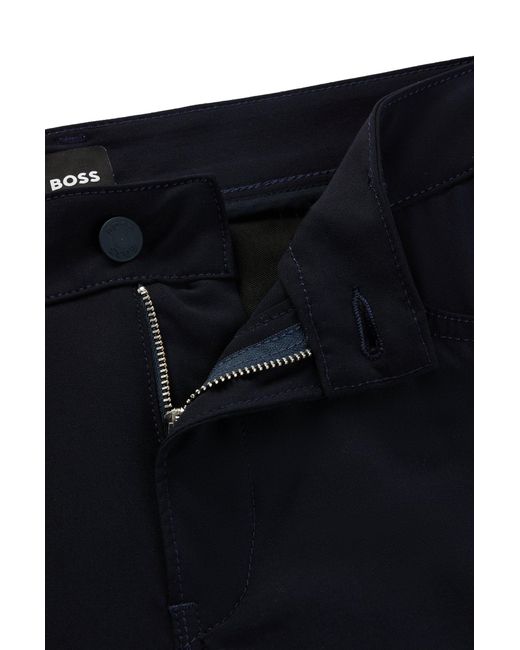 Boss Black Slim-fit Jeans In Woven Stretch Material for men