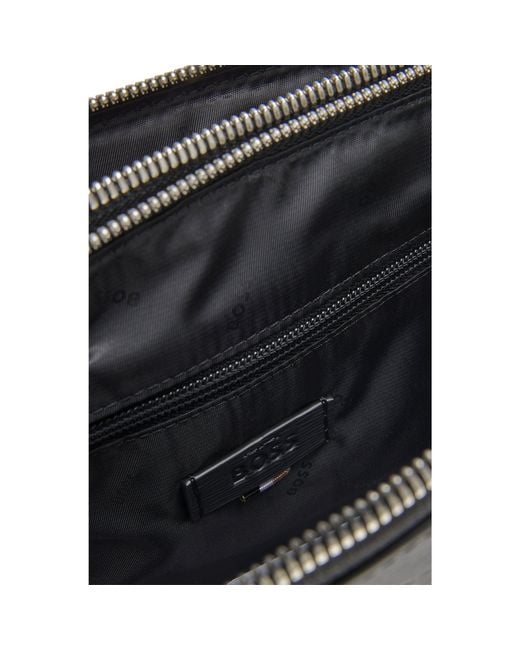 Boss Black Emed-Leather Document Case With-Tone Hardware for men