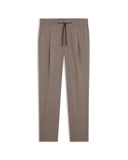 HUGO Gray Slim-Fit Trousers for men