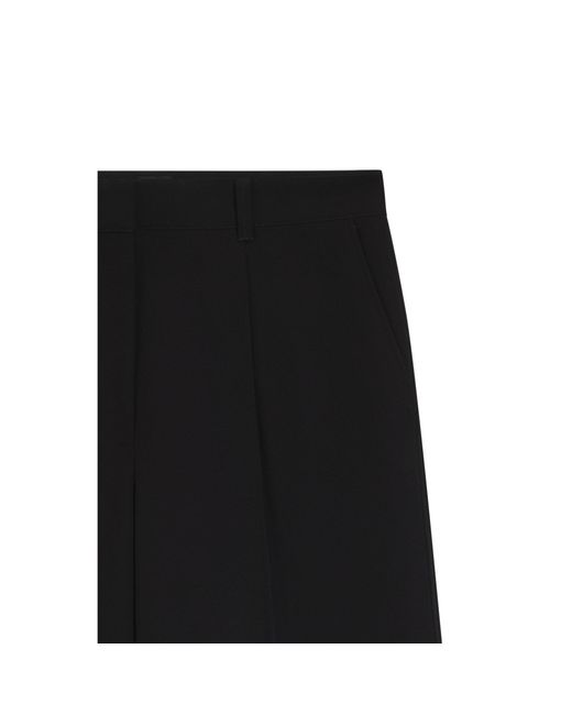 Boss Black Wide-Leg Trousers