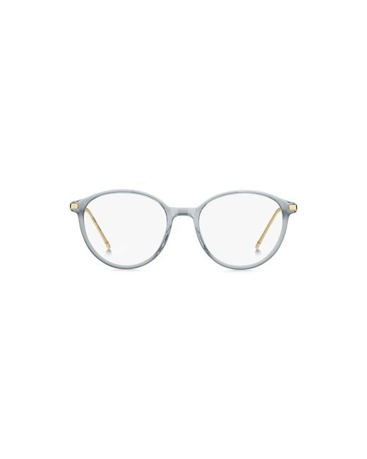 Boss Metallic Optical Frames With-Tone Trims