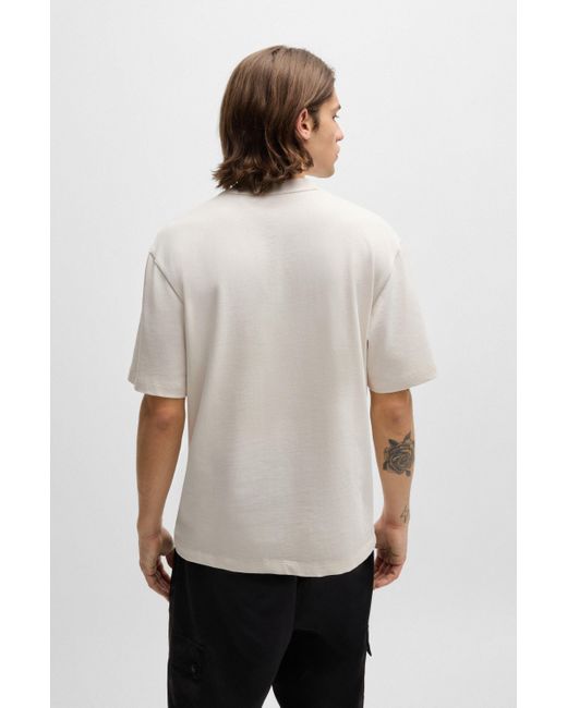 HUGO White X Rb Relaxed-fit T-shirt With Signature Bull Motif for men