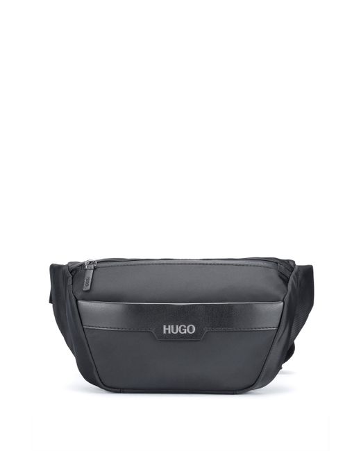 BOSS by HUGO BOSS Belt Bag In Recycled Fabric With Logo in Black for Men -  Lyst