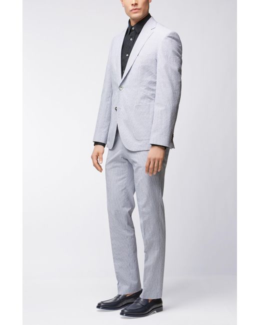 Hugo boss outlet seersucker suit