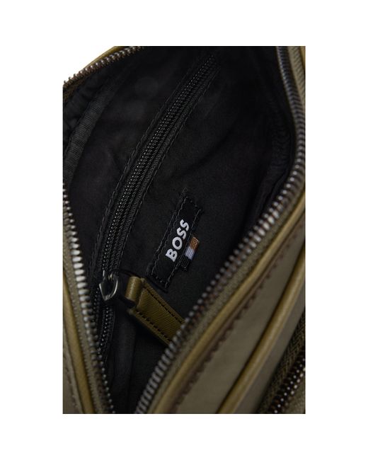 Boss Green Selected By Shohei Ohtani Crossbody Bag With Double B Monogram for men
