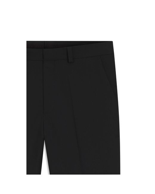 HUGO Black Modern-Fit Trousers for men