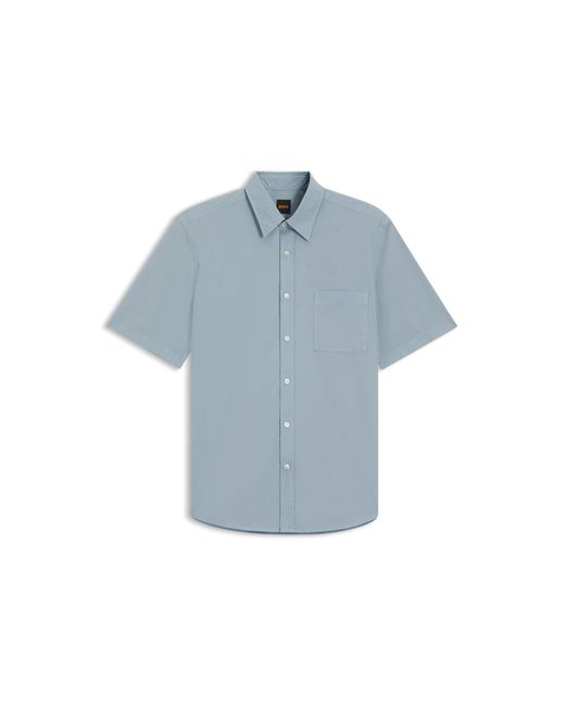 Boss Blue Regular-Fit Shirt for men