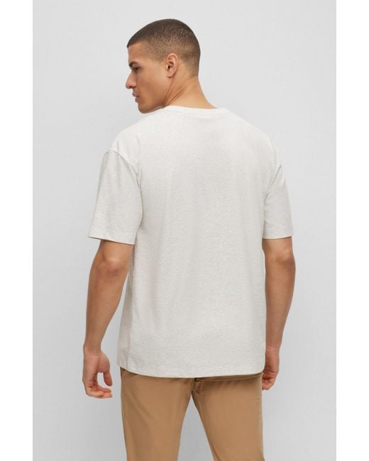 Boss Men's Relaxed-Fit T-Shirt - White