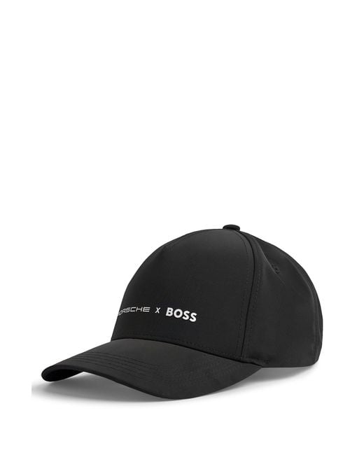 BOSS by HUGO BOSS Porsche X Boss Waterrepellent Cap Black Men's Caps for Men Lyst UK