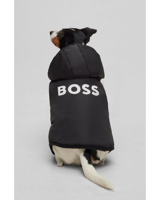 Veste logotée légère pour chien Boss en coloris Black