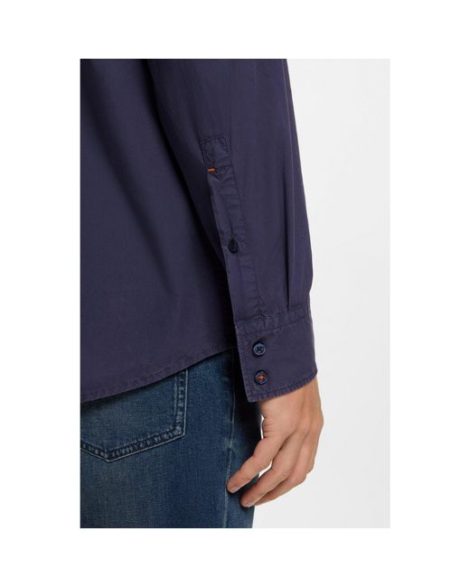 Boss Blue Regular-Fit Shirt for men