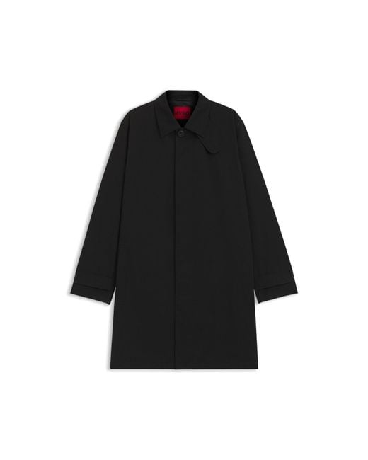HUGO Black Regular-Fit Coat for men