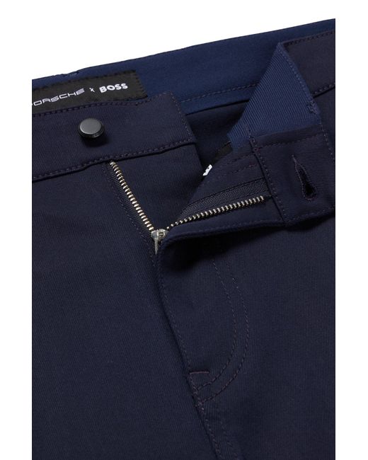 BOSS by HUGO BOSS Porsche X Tapered-fit Jeans In Blue Performance-stretch  Denim for Men | Lyst Canada