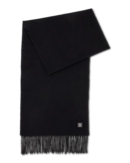 Sciarpa di HUGO in Black da Uomo