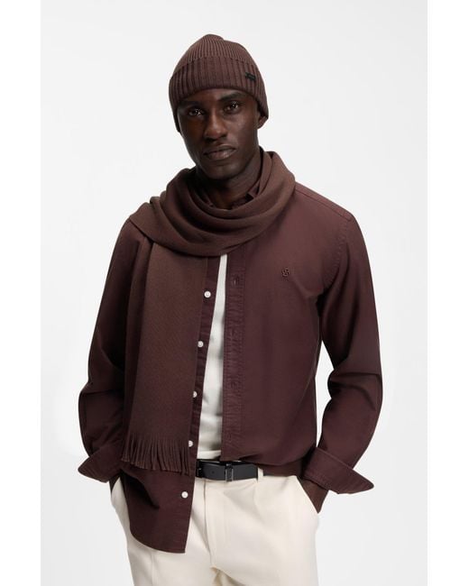 Sciarpa di Boss in Brown da Uomo