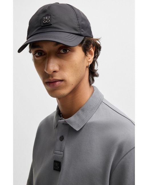 HUGO Blue Light Grey Men's Polo Shirts Size M for men