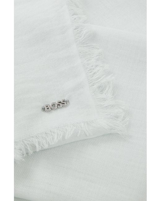 Sciarpa Leggera di Boss in White