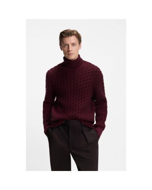 Boss Red Beckham X Cable-Knit Sweater for men