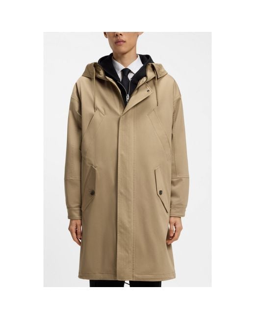 HUGO Natural Water-Repellent Parka for men