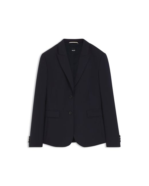 Boss Blue Slim-Fit Blazer