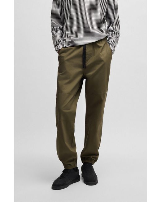 HUGO Multicolor Light Green Men's Casual Pants Size L for men