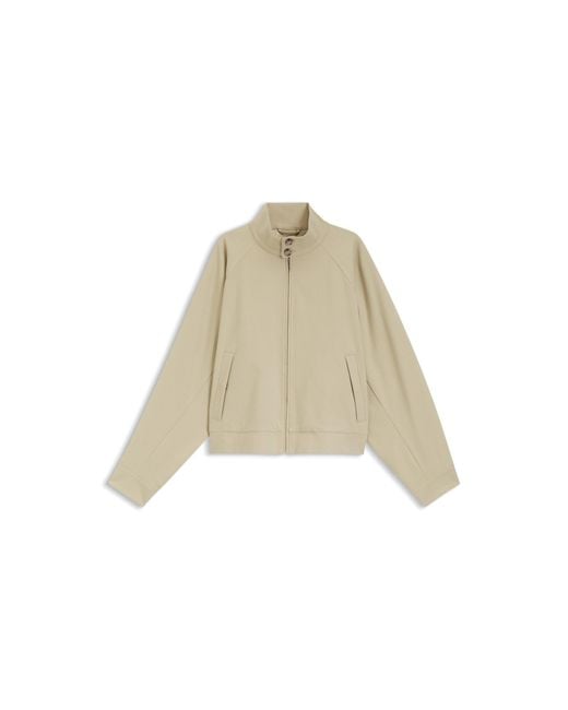 Boss Natural Zip-Up Bomber Jacket for men