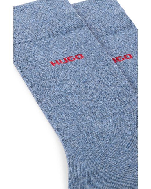 HUGO Blue Two-pack Of Socks In A Cotton Blend for men