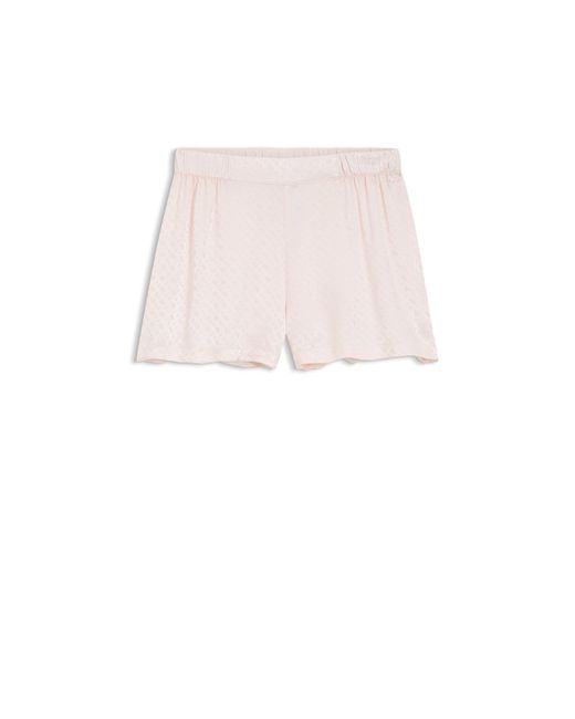 Boss White Pyjama Shorts