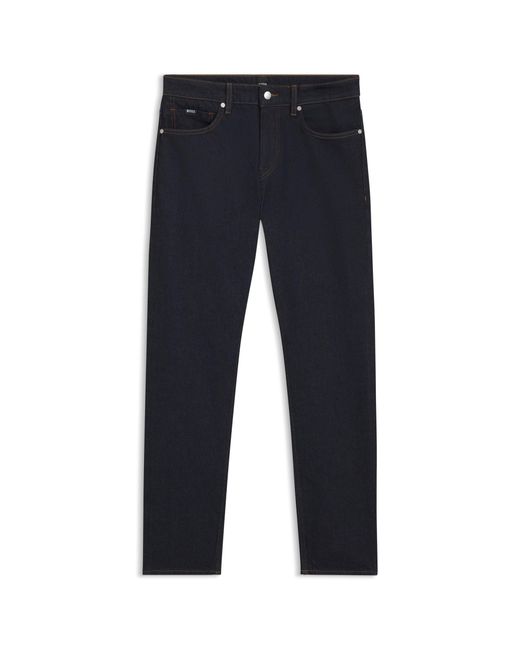 Boss Blue Delaware Slim-Fit Jeans for men