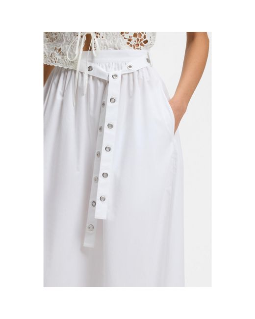 Boss White Maxi Skirt
