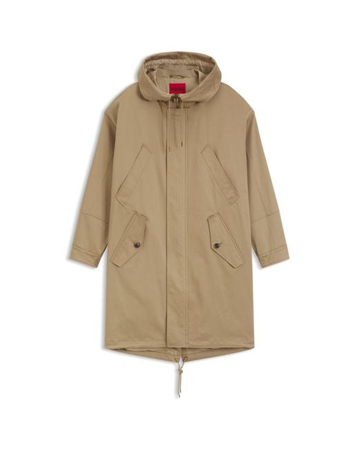 HUGO Natural Water-Repellent Parka for men